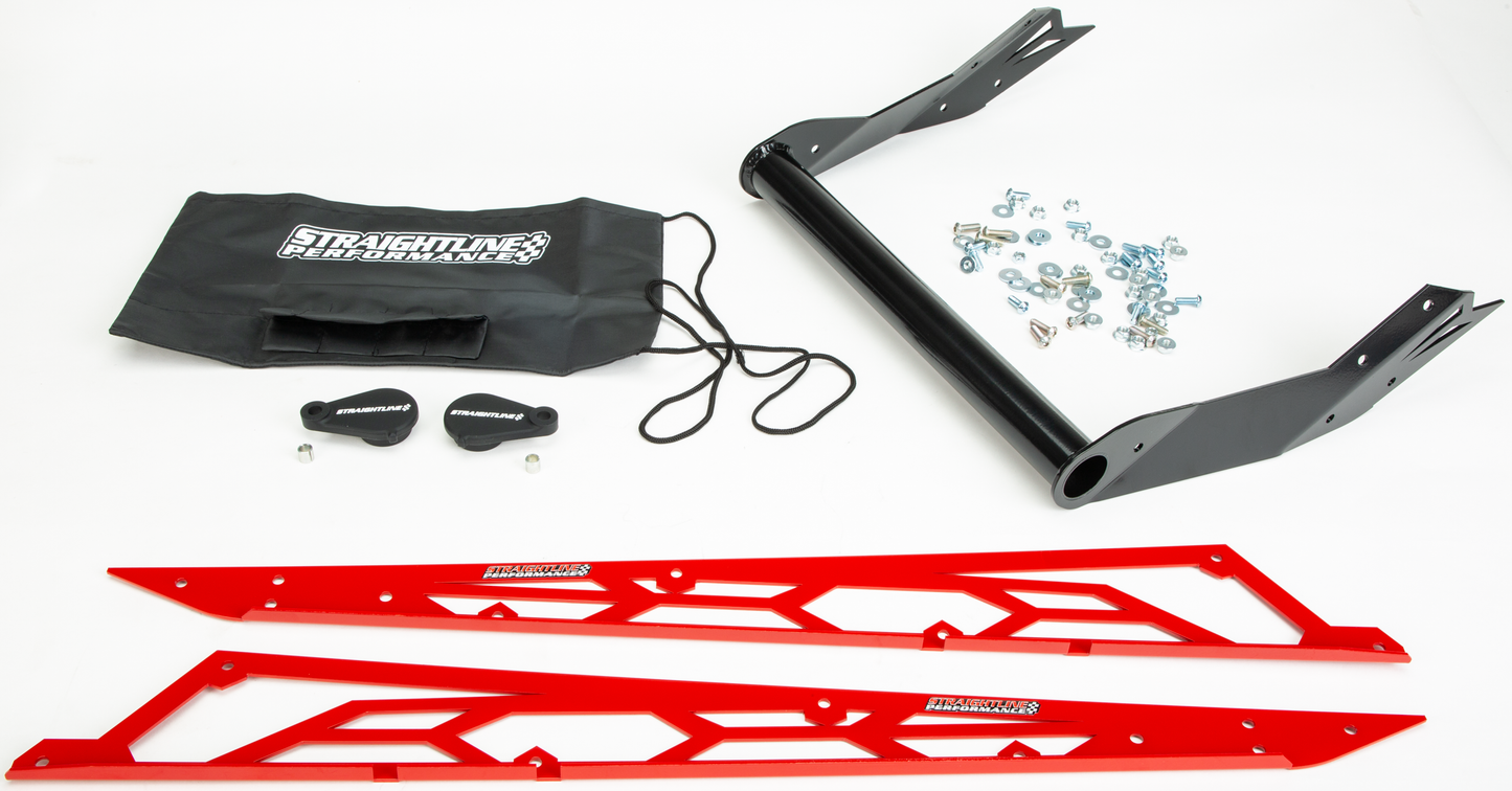 Straightline Hide 'N' Go Rear Bumper Pol 163" Red