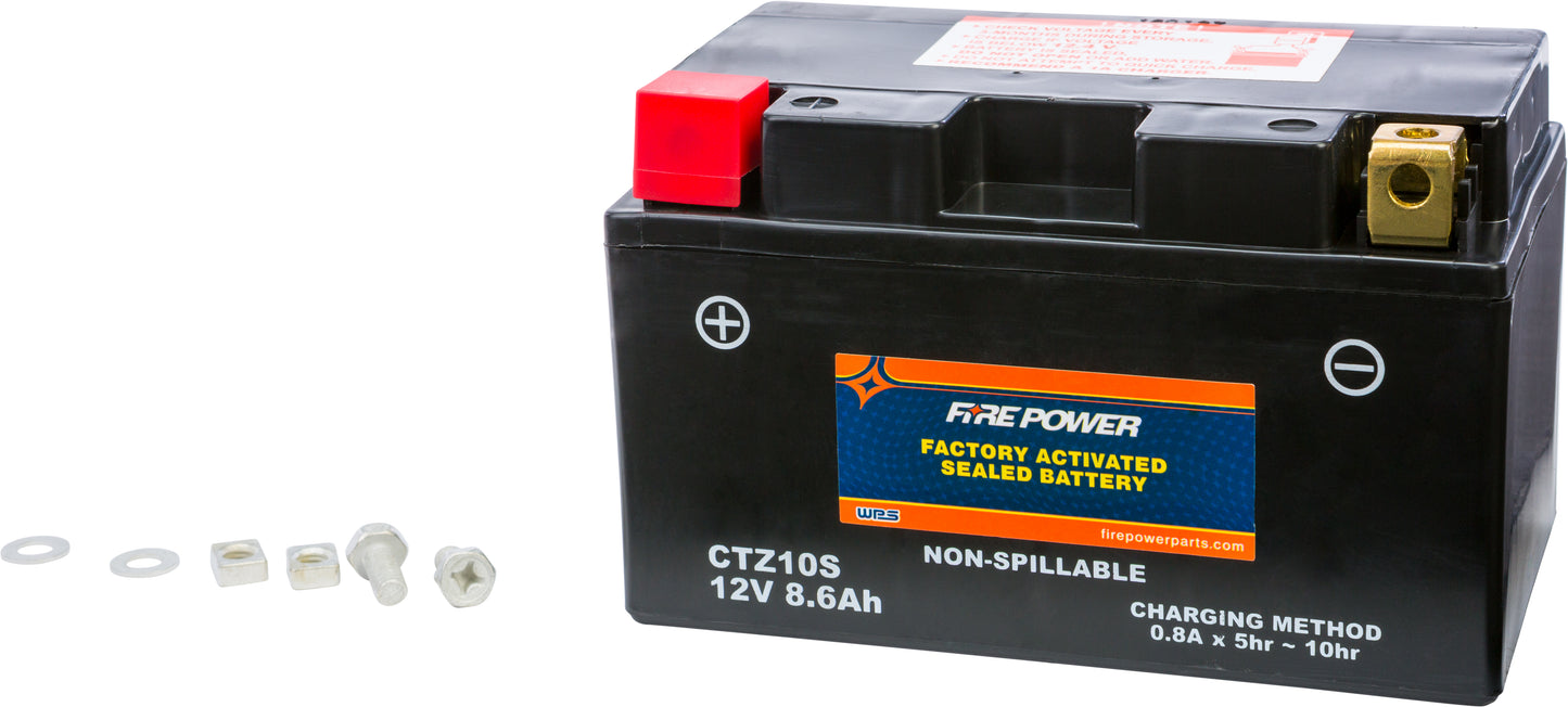 Fire Power Battery Ctz10S Sealed Factory Activated