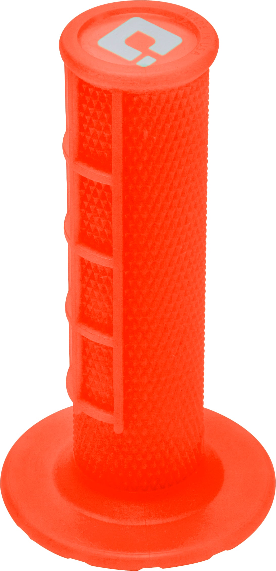 Odi Half Waffle Lock-On Grip Neon Orange