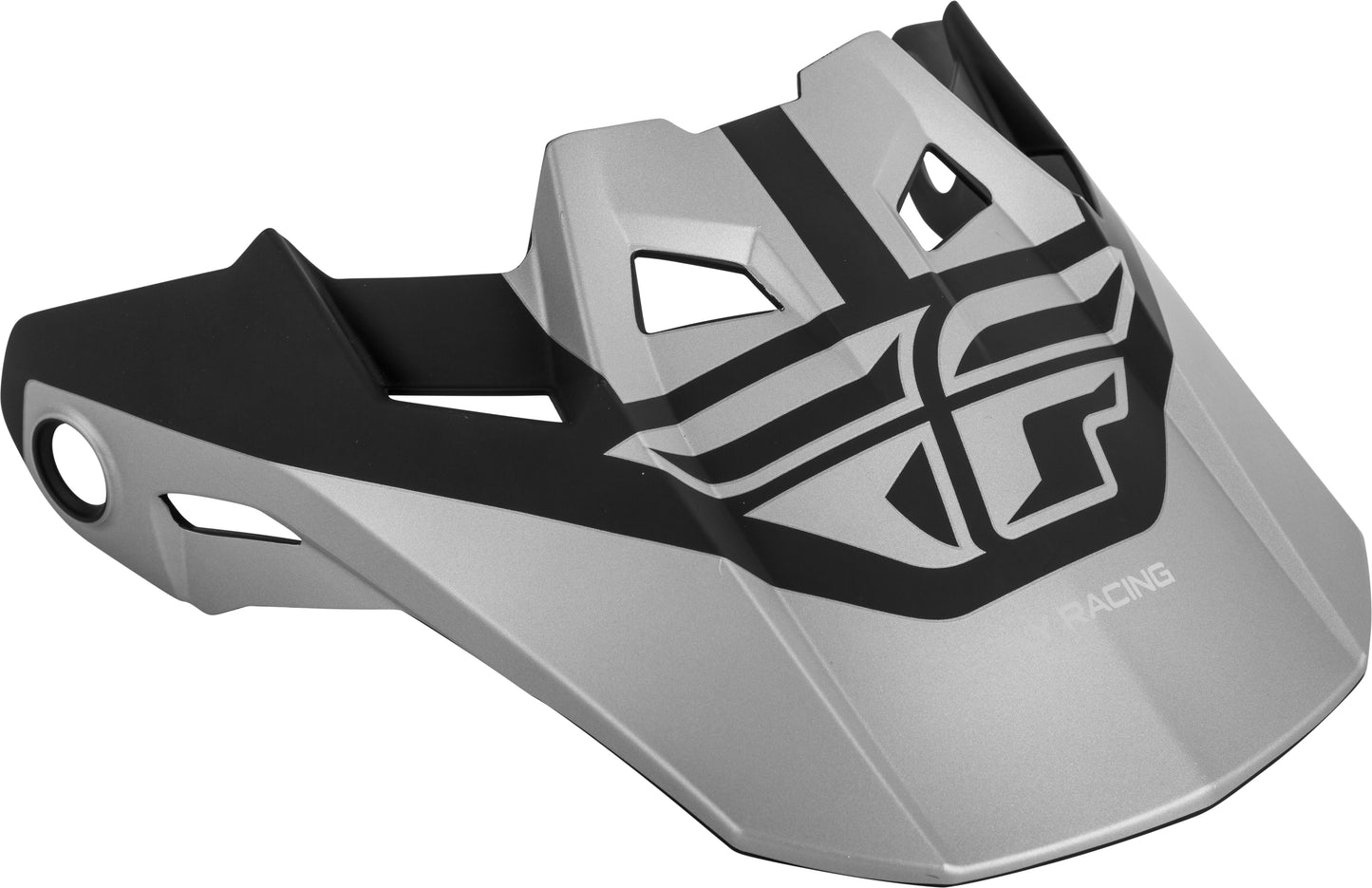 Fly Racing Formula Visor Matte Black/Silver Xl-2X