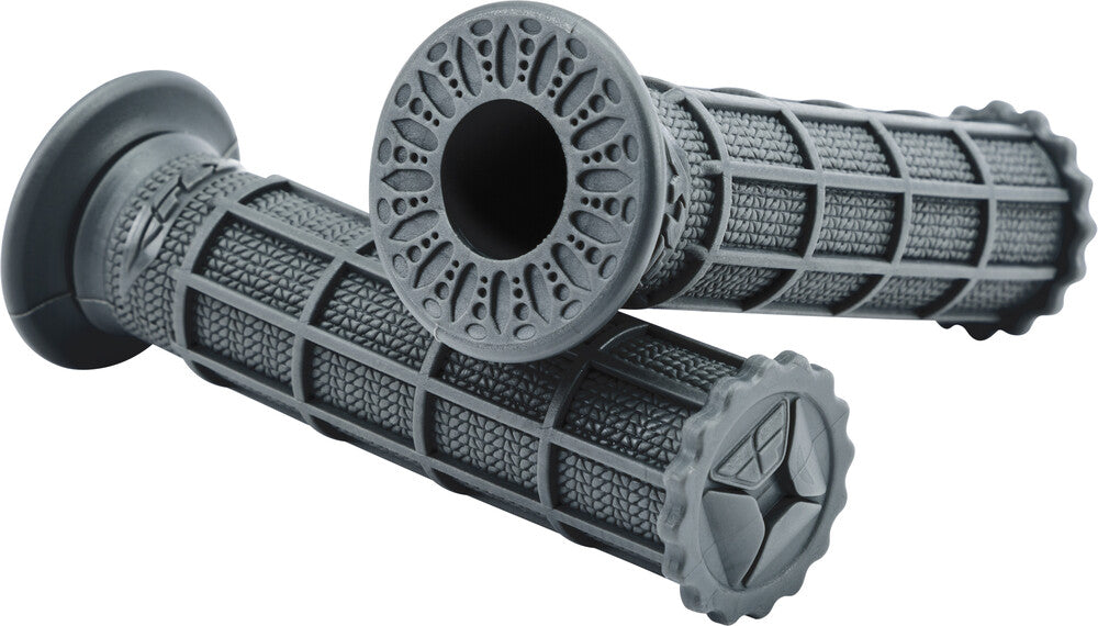 FLY RACING CONTROL ATV/BMX/PWC/SNOW GRIPS DARK GREY FULL WAFFLE