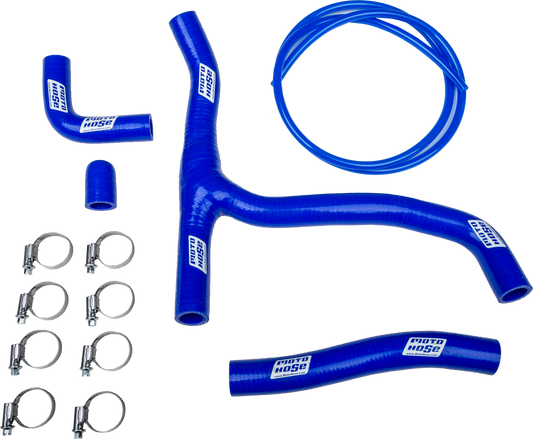 Moto Hose Y Works Hose Kit Blue Hon