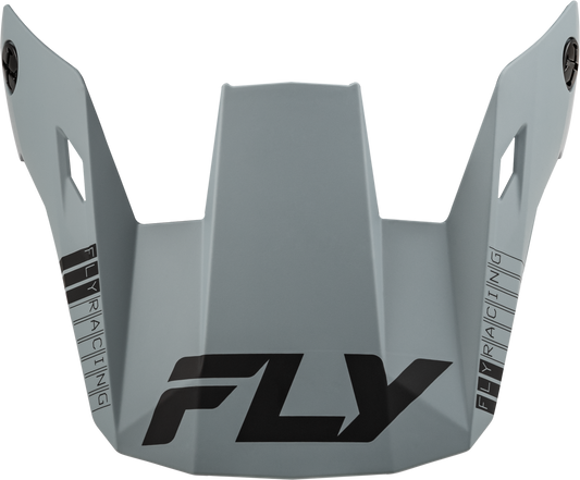 Fly Racing Rayce Helmet Visor Matte Grey Xl-2X