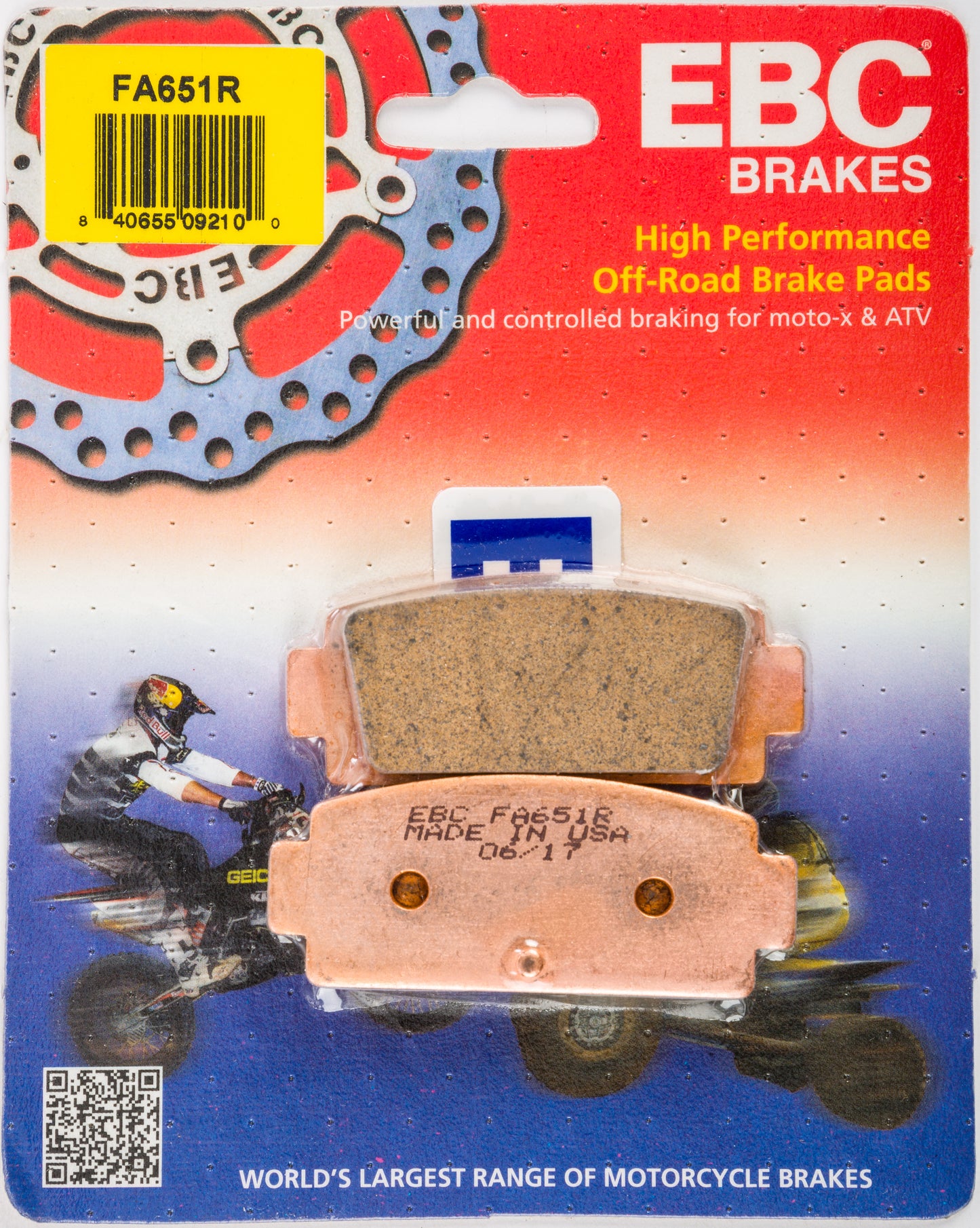 Ebc Brake Pads Fa651R Sintered R Series