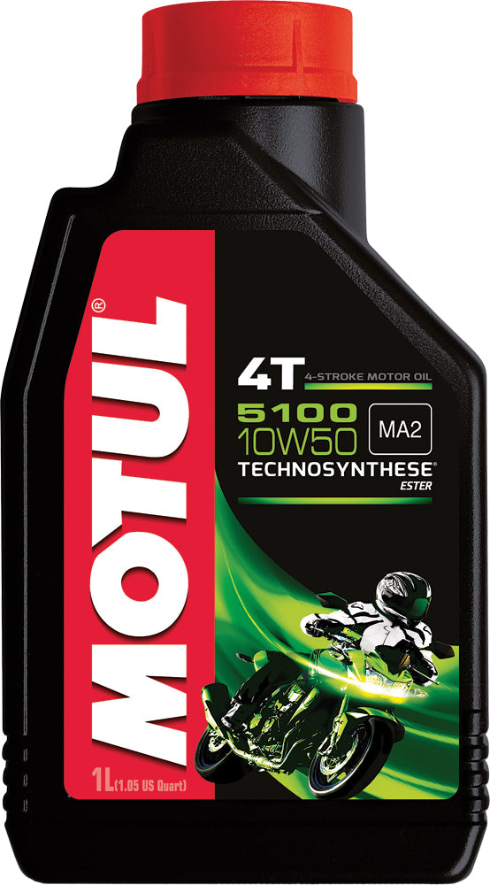 Motul 5100 Ester/Synthetic Engine Oil 10W50 1 Liter