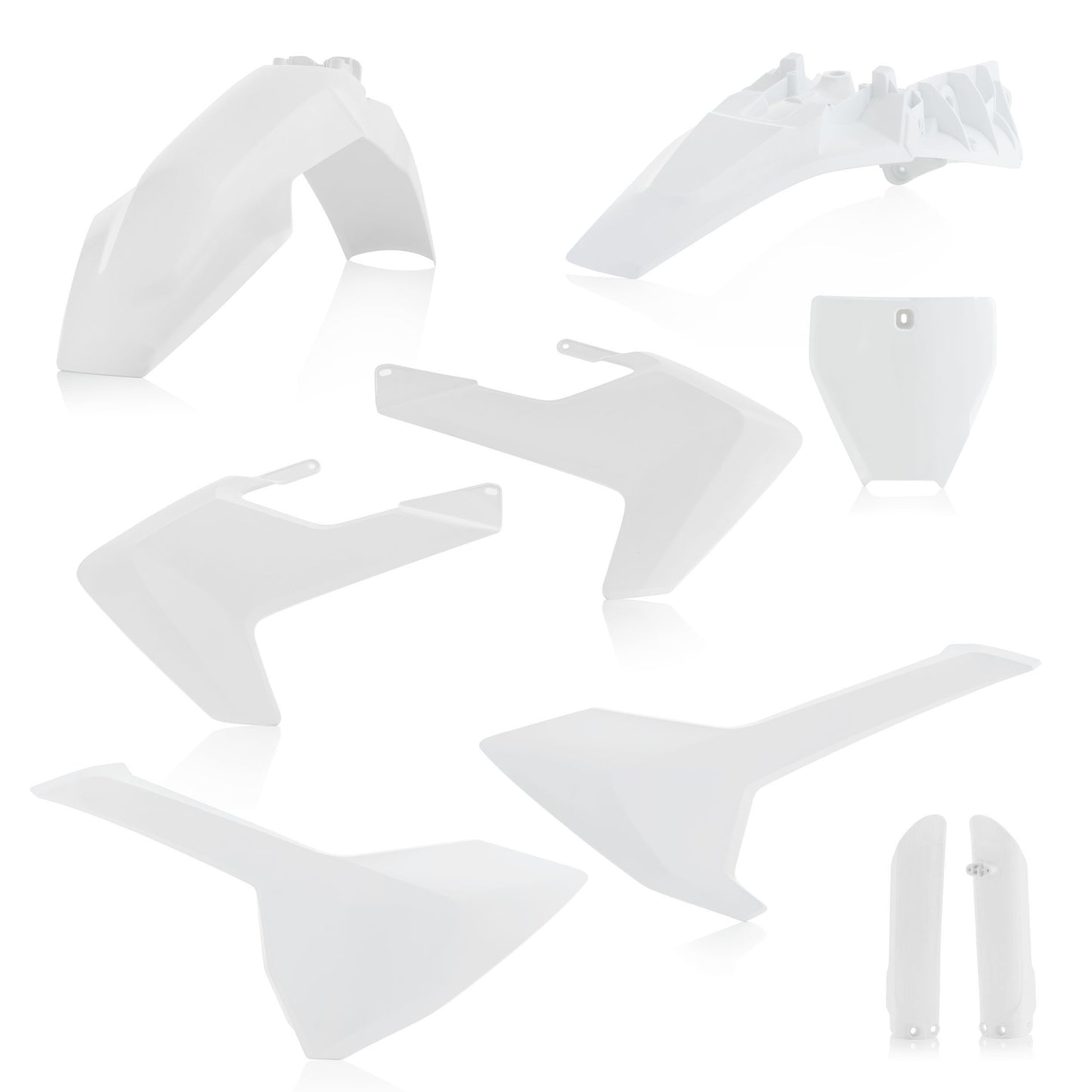 Acerbis Full Plastic Kit White • #26864-60002