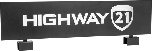 Highway 21 Slat Wall Display Sign