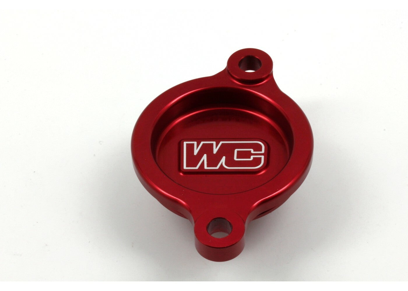 Works Oil Filter Cover Red Hon