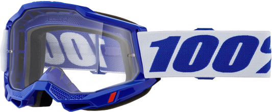 100-Percent Accuri 2 Goggle Blue Clear Lens