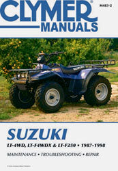 Clymer Repair Manual Suz King Quad/Runner
