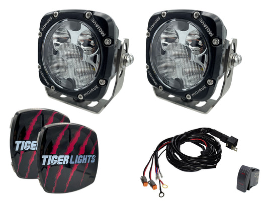 Tiger Lights Dual Tlm4 Kit W/ Harness