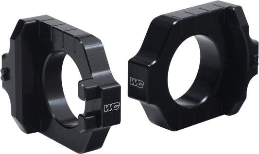 Works Axle Blocks Elite Kaw/Suz Black