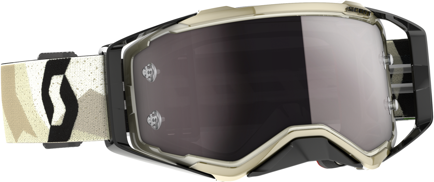 Scott Prospect Camo Goggle Beige/ Black Silver Chrome Works