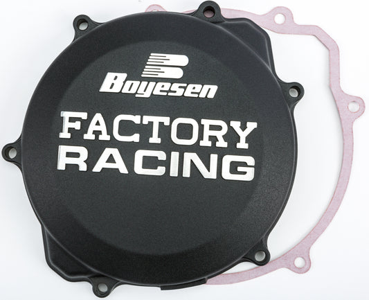 Boyesen Factory Racing Clutch Cover Black • #59-7232AB