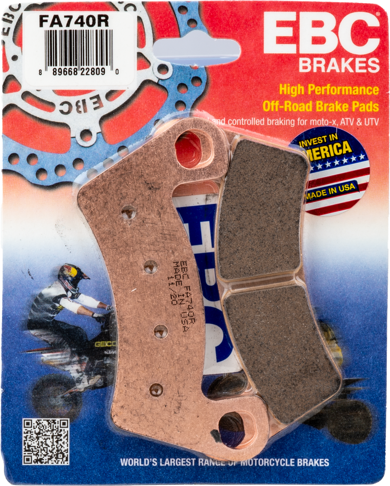 Ebc Brake Pads Fa740R Sintered R Series