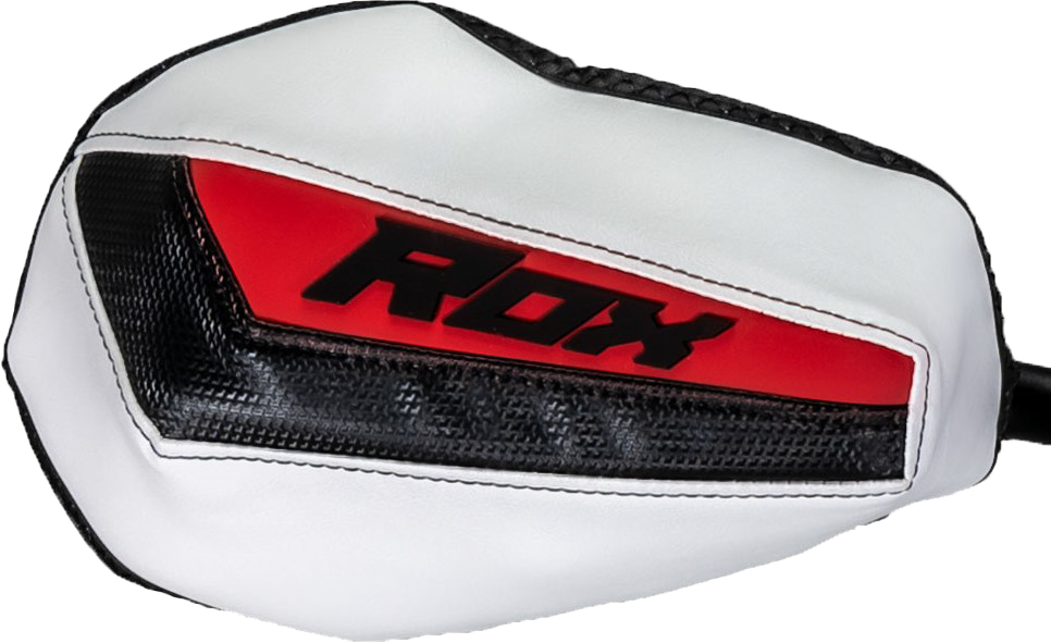 Rox Gen 3 Flex-Tec Handguards Wht/Blk/Red