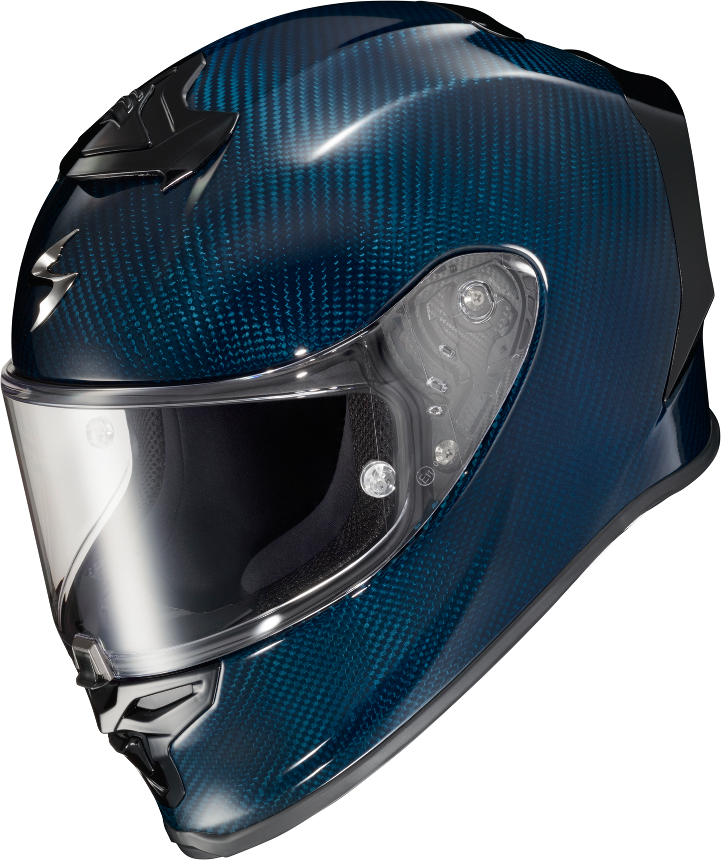 Scorpion Exo Exo-R1 Air Full Face Helmet Carbon Blue 3X