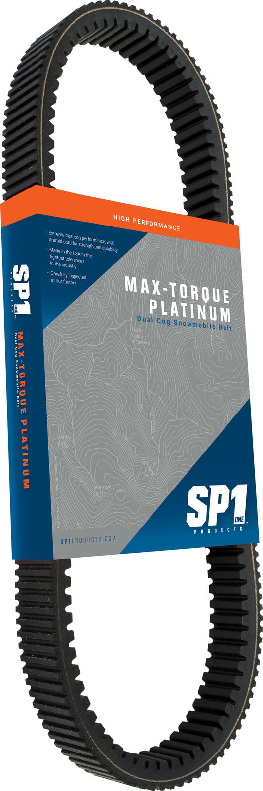 Sp1 Max-Torque Platinum Belt 44 7/8" X 1 7/16"