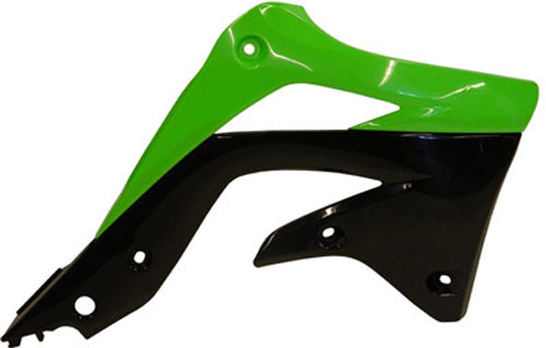 Acerbis Radiator Shrouds Green/Black • #22504-31089