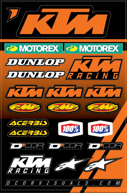 D-Cor Ktm 2 Decal Sheet