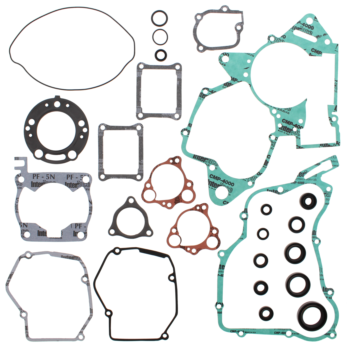 Vertex Complete Gasket Set With Oil Seals • #681-1237