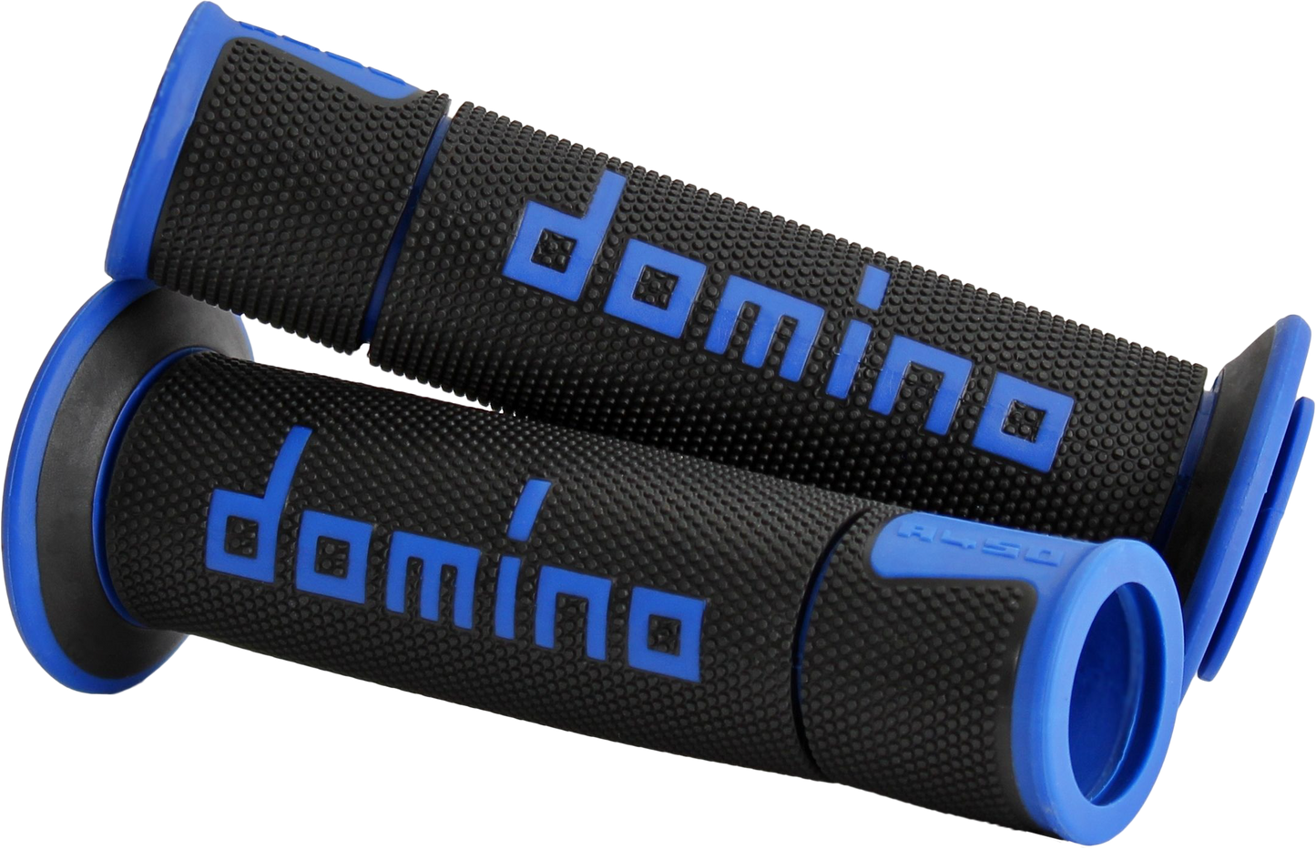 Domino Racing A450 ROAD RACING GRIPS BLACK/BLUE PAIR