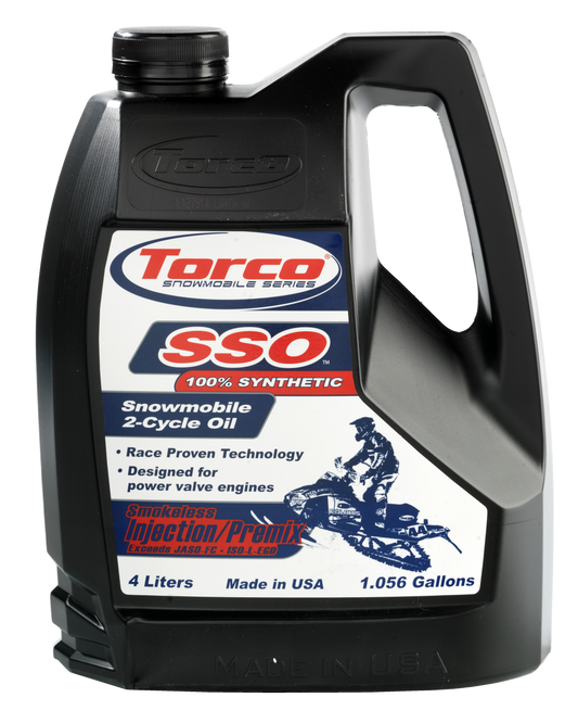 Torco SSO 100% Synthetic Smokeless Snowmobile 2-Cycle Oil