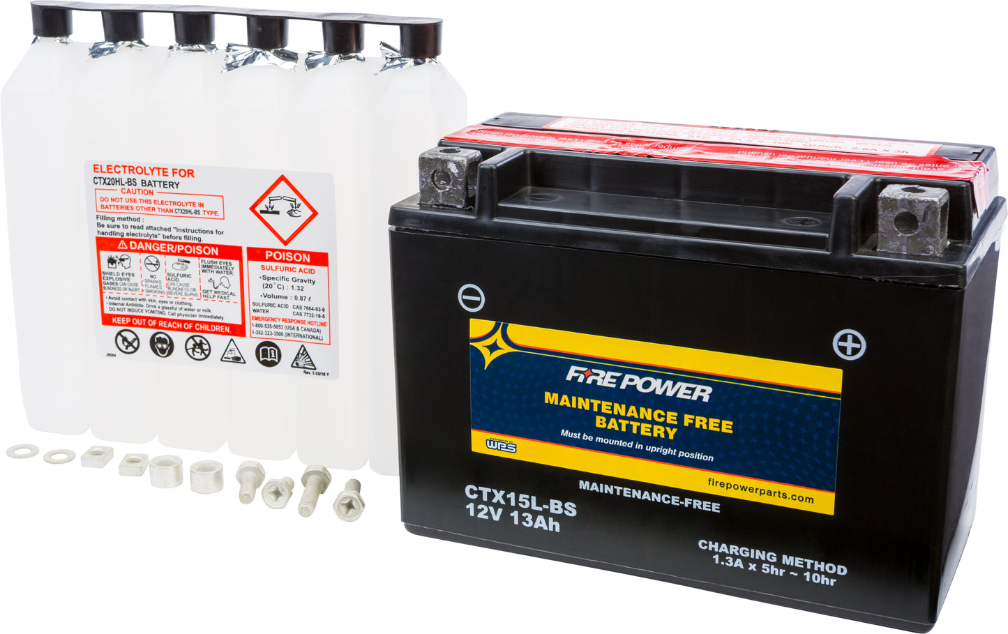 Fire Power Battery Ctx15L-Bs Maintenance Free