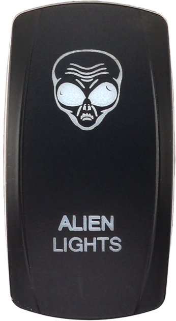 Xtc Power Products Dash Switch Rocker Face Alien Lights