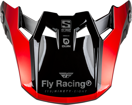 Fly Racing Formula S Carbon Legacy Visor Red Carbon/Black Md/Lg