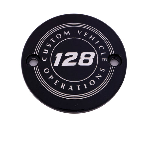 Custom Engraving M8 Timer Cover 128 Cvo Black