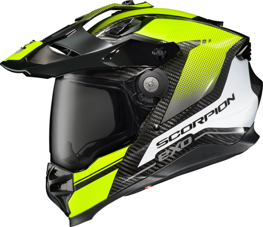 Scorpion Exo Xt9000 Carbon Full-Face Helmet Trailhead Hi-Vis 2X