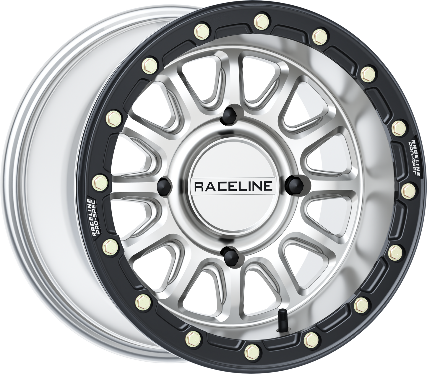 Raceline A14 Alpha Beadlock Silver/Black