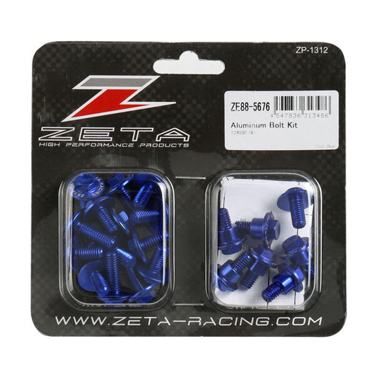 Zeta Aluminum Bolt Kit Blue • #634-8349B