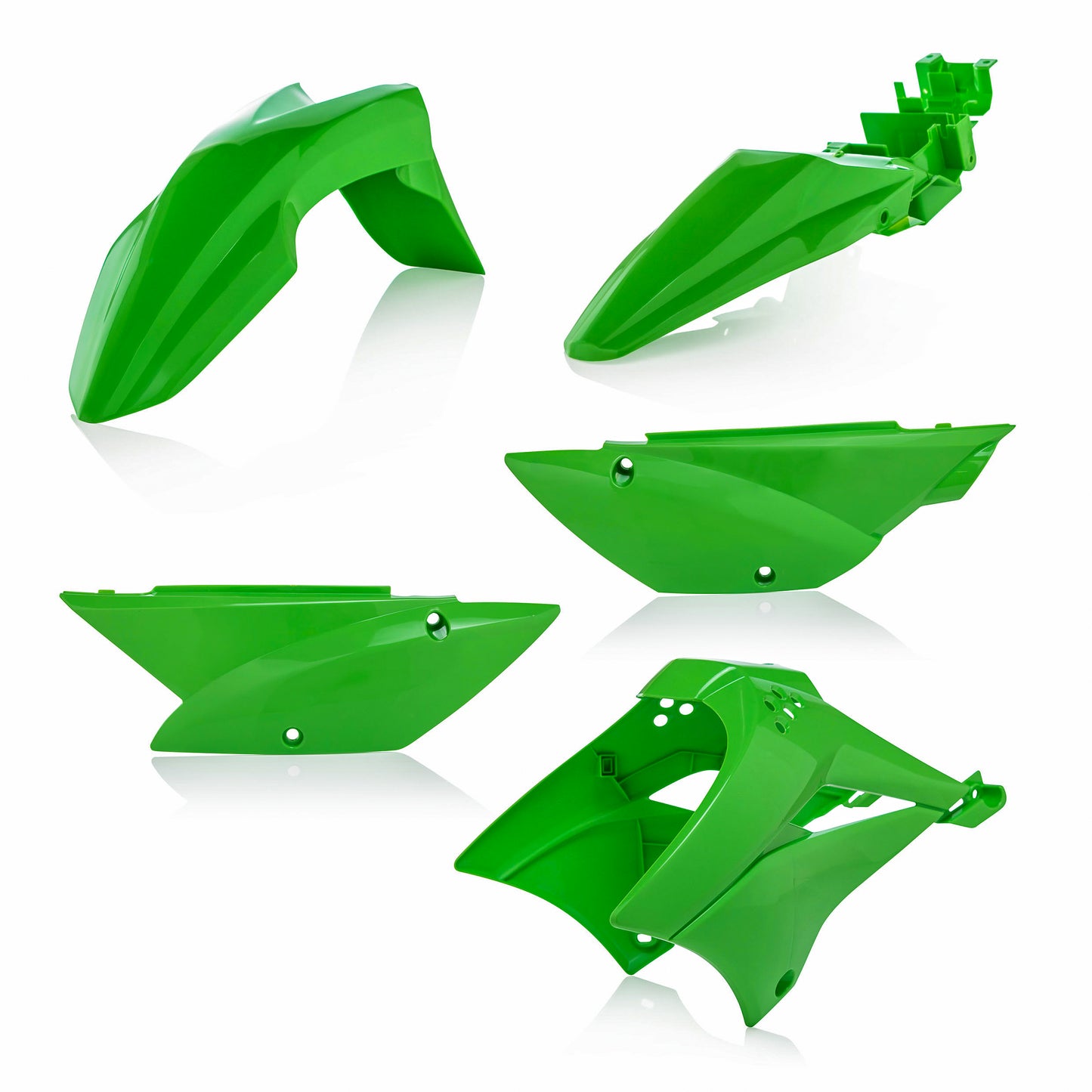 Acerbis Plastic Kit Green Kaw • #27805-00006