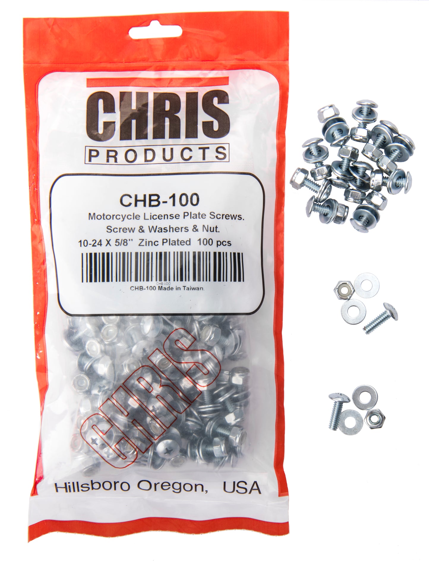 Chris Products License Plate Fasteners