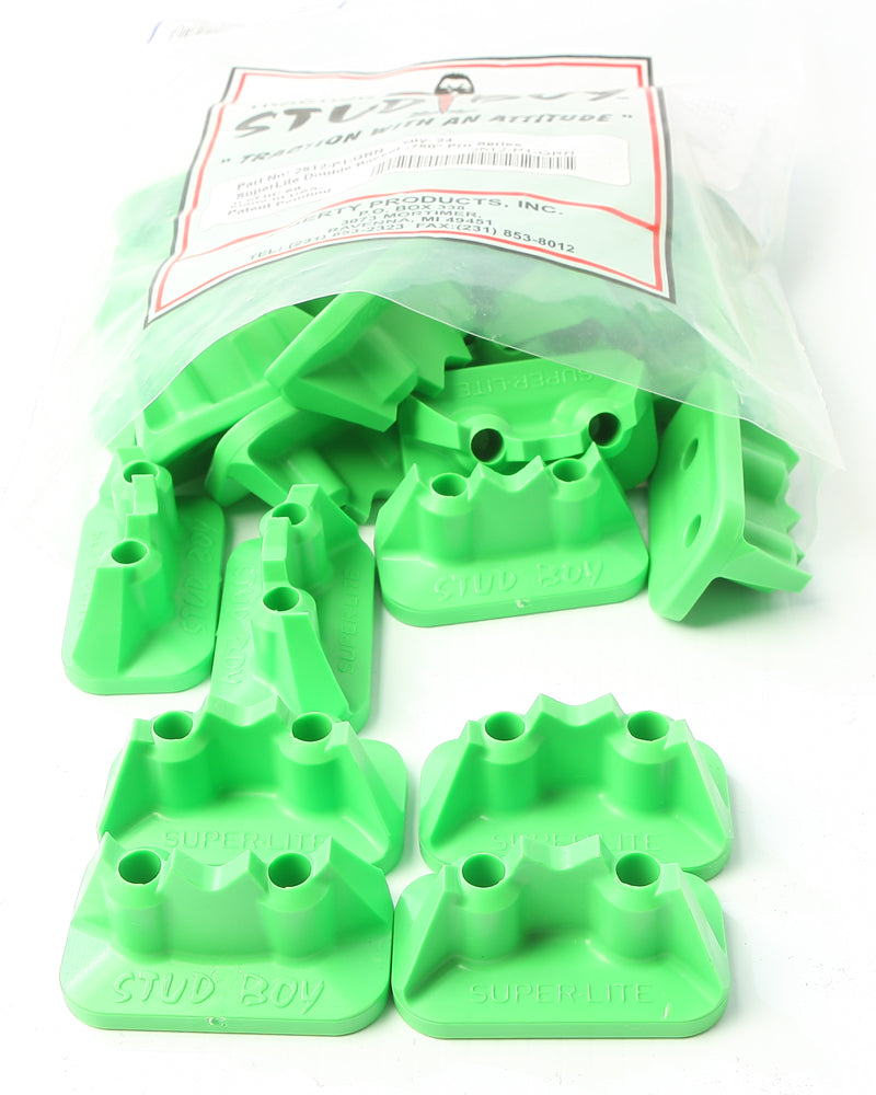 Stud Boy Super-Lite Pro Series Double Backers .75" 24/Pk Green