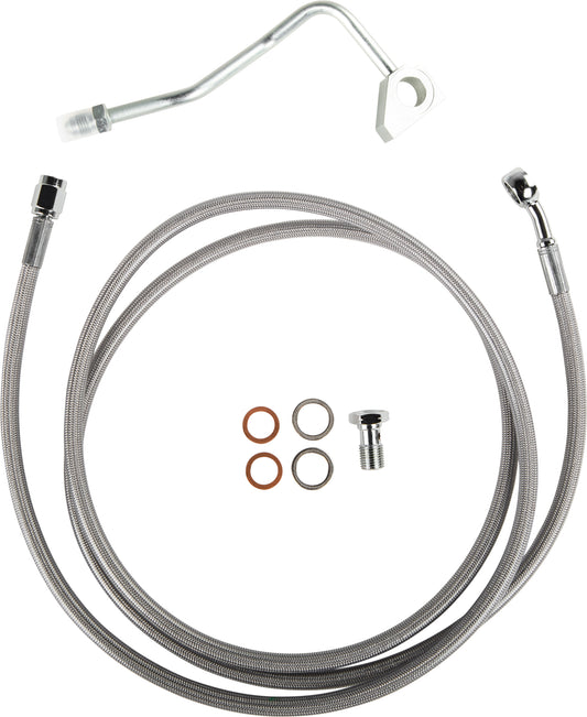 Goodridge Premium Brake Line Kit Touring Abs Clear +4