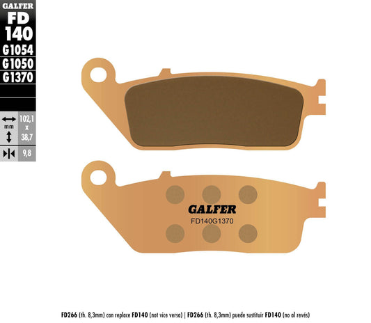 Galfer Brake Pads Sintered Fd140G1370