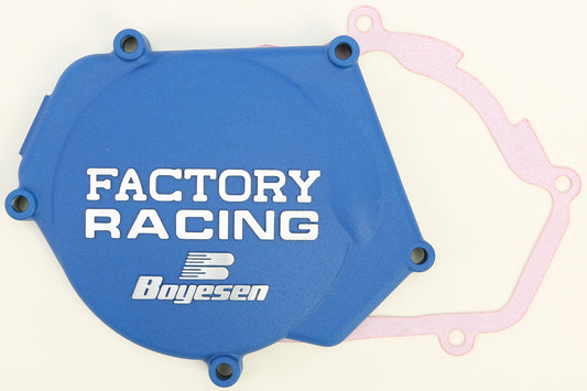 Boyesen Factory Racing Ignition Cover Blue • #59-7432AL