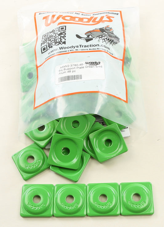 Woodys Square Digger Support Plate Green