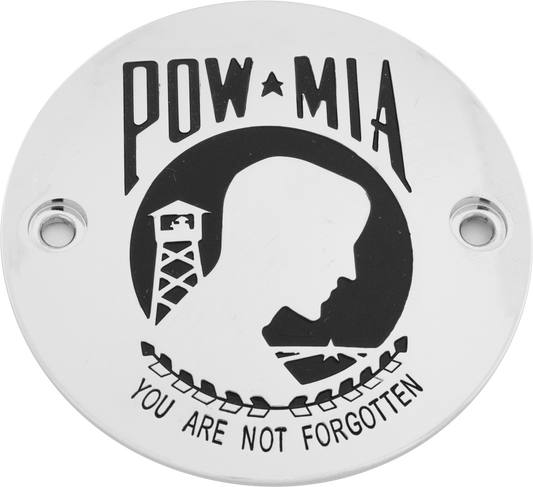 Custom Engraving M8 Timer Cover Pow-Mia Chrome