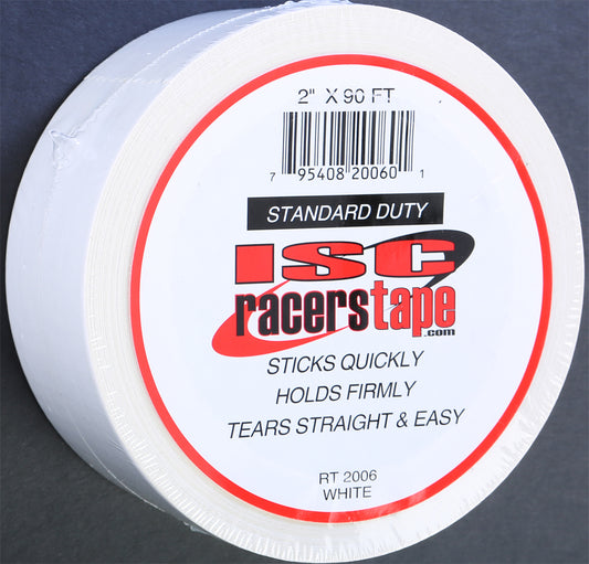 Isc Racers Tape 2"X90' (White)