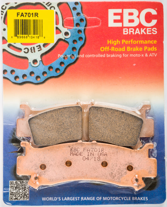 Ebc Brake Pads Fa701R Sintered R Series