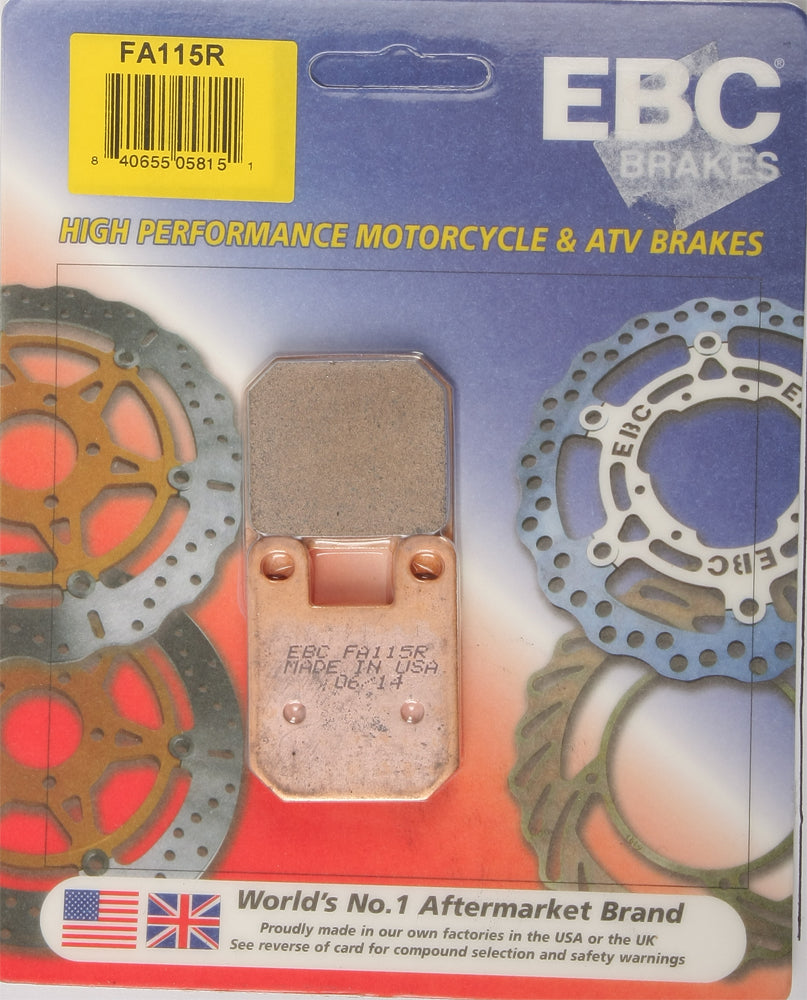 Ebc Brake Pads Fa115R Sintered R Series