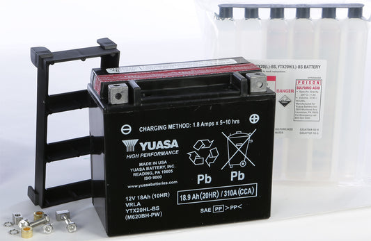 Yuasa Battery Ytx20Hl-Bs-Pw Maintenance Free