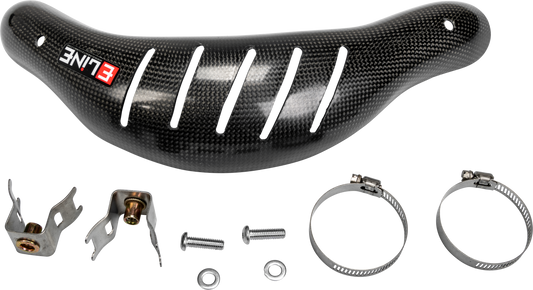 E-Line Accessories Carbon Fiber Heat Shields Hus/Ktm • #677-3102