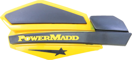 Powermadd Star Series Handguards (Yellow/Black) • #18-95061