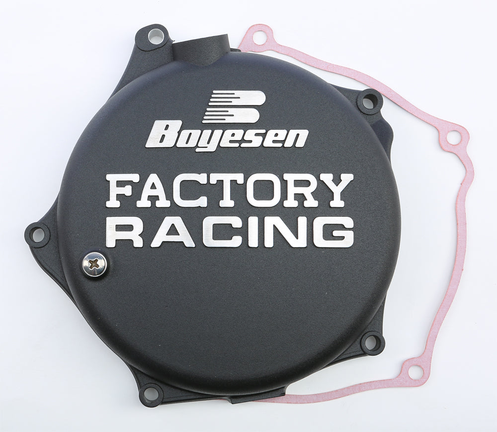 Boyesen Factory Racing Clutch Cover Black • #59-7217B