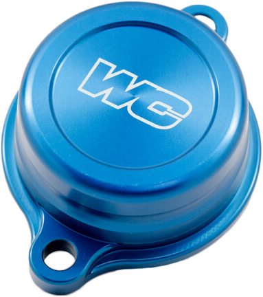 Works Oil Filter Cover Blue Yam • #66-27146